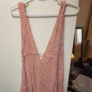 Orange and Purple Light Sundress